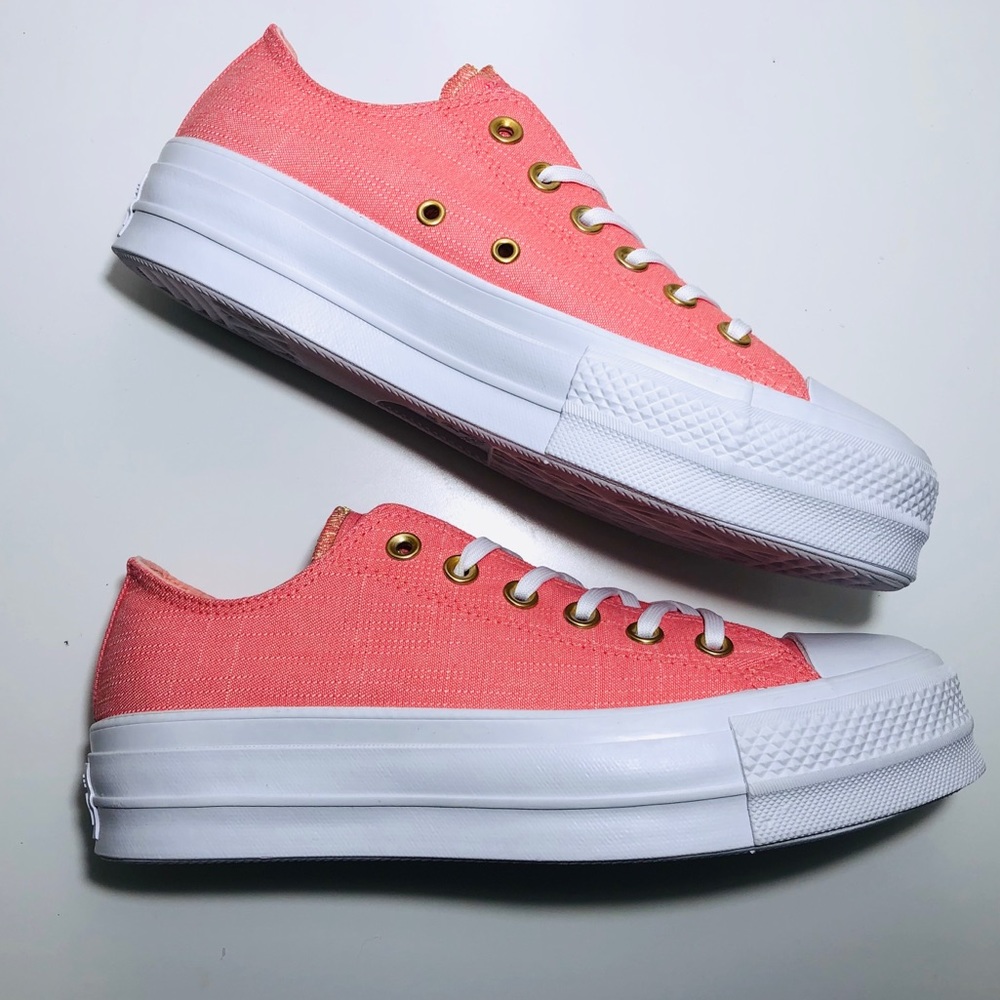 Converse Ctas Platform Lift Pink Driftwood Low Top - Picture 8 of 8